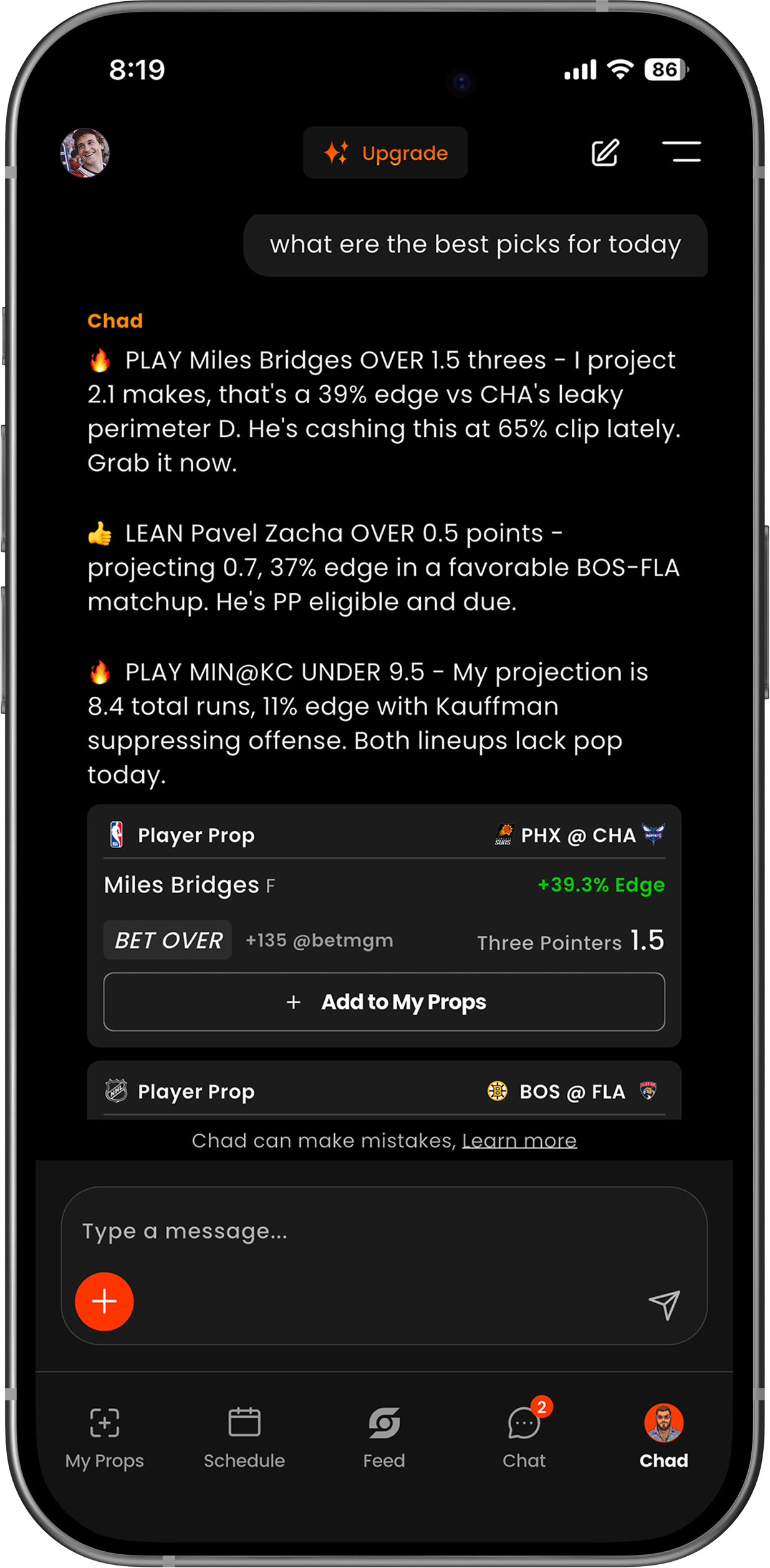 Stat Sniper app
